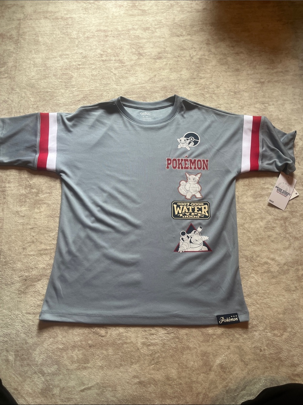 Boys jersey Pokemon shirt